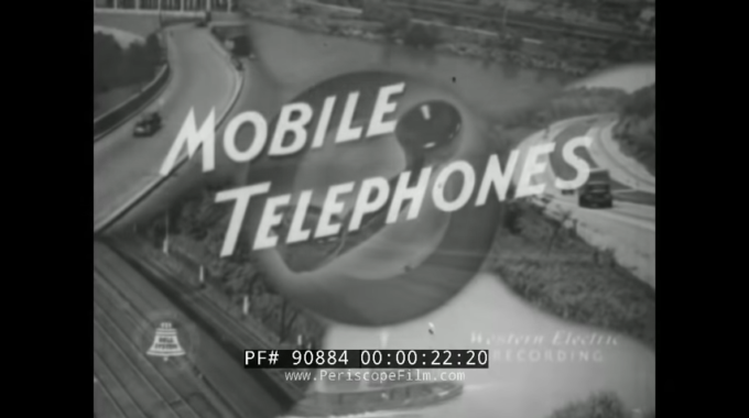 1940s BELL TELEPHONE Mobile Telephone Service